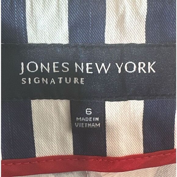 Jones New York navy and white skirt size 6 - Picture 4 of 4